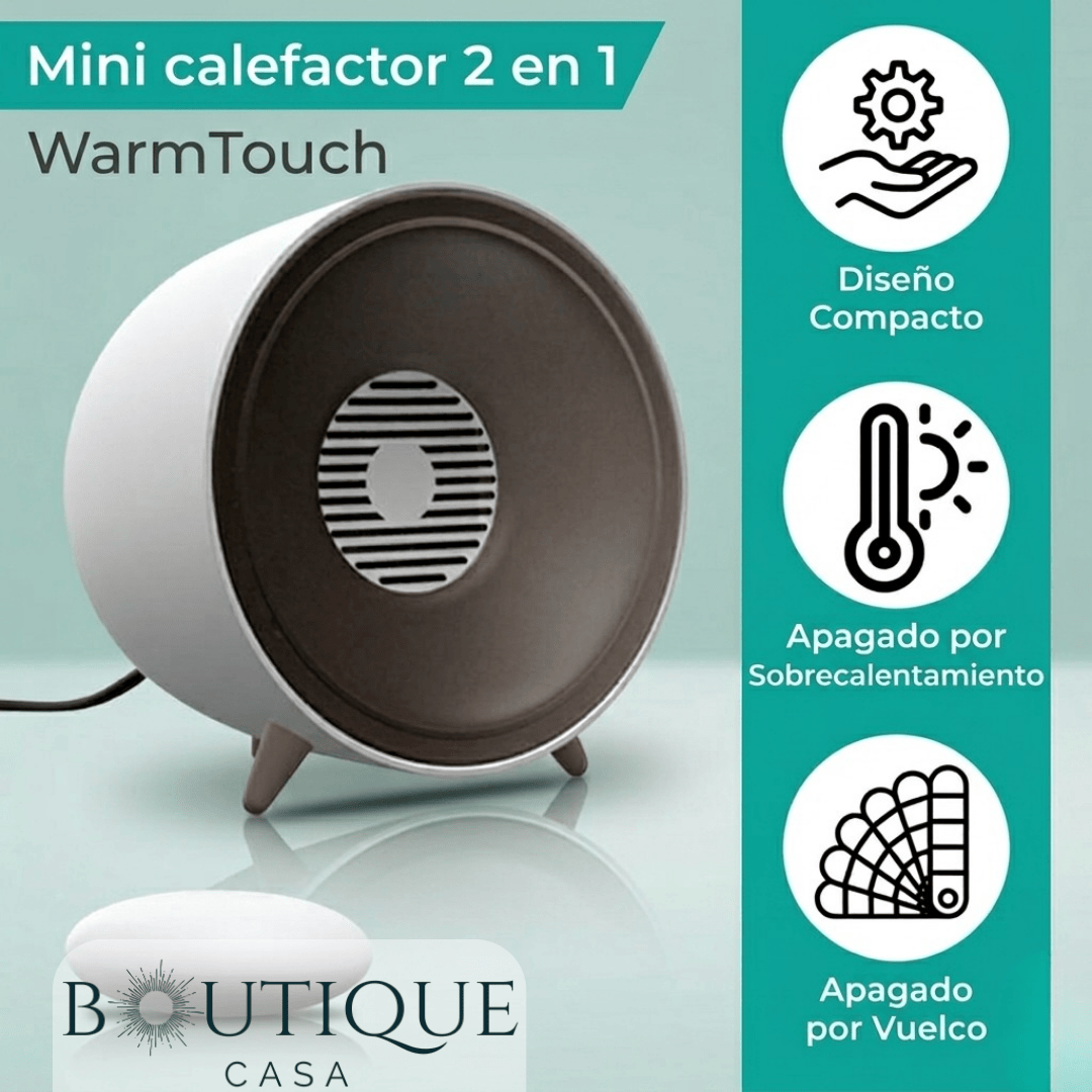 Mini Calefactor Portátil 2 en 1 | WarmTouch™