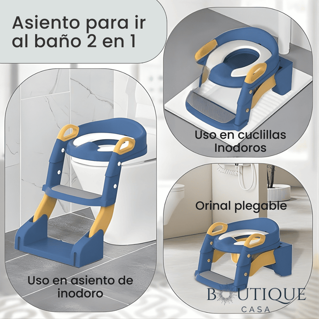 Entrenador de Baño 2 en 1 | BabyStep™