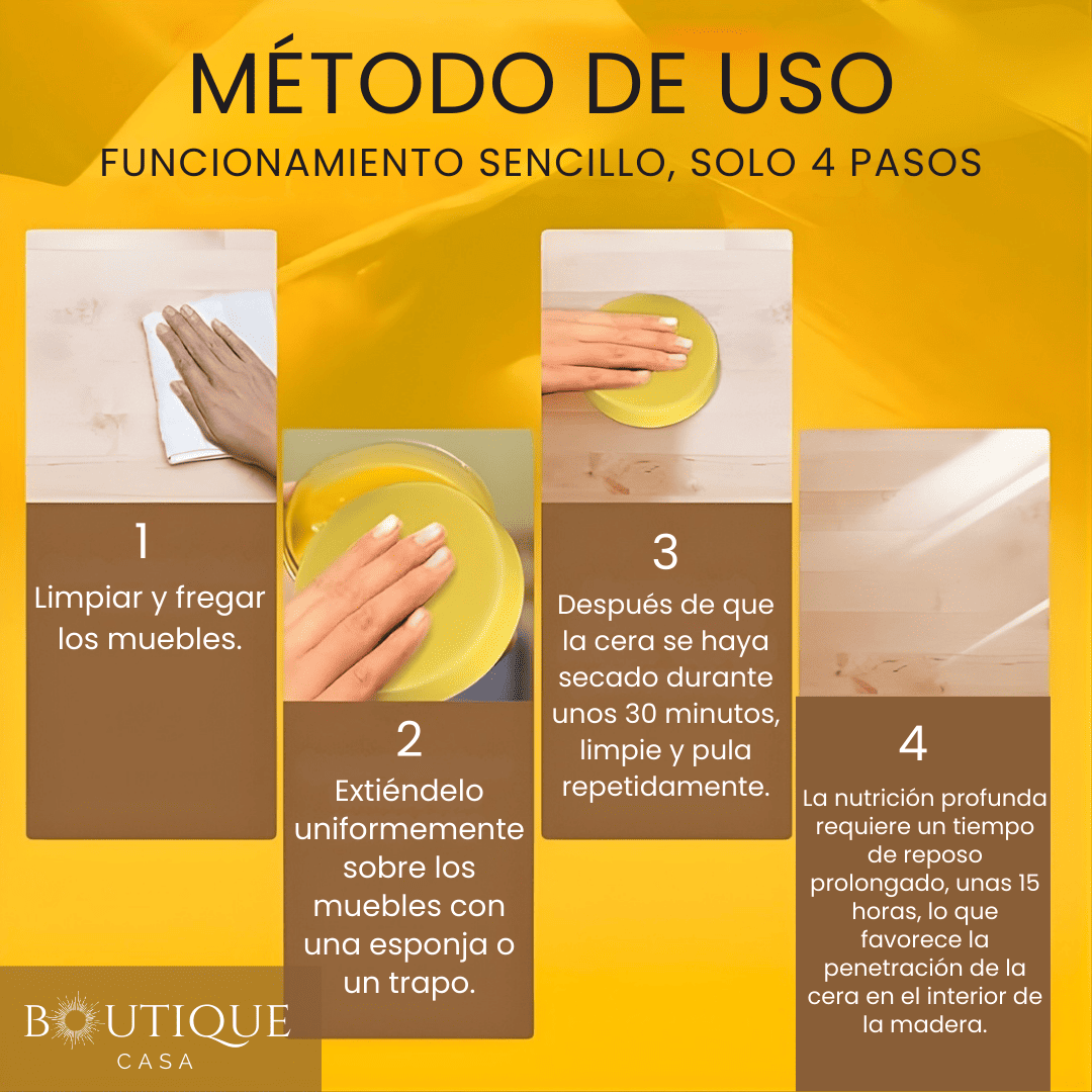 Cera Restauradora de Madera | WoodRestore™