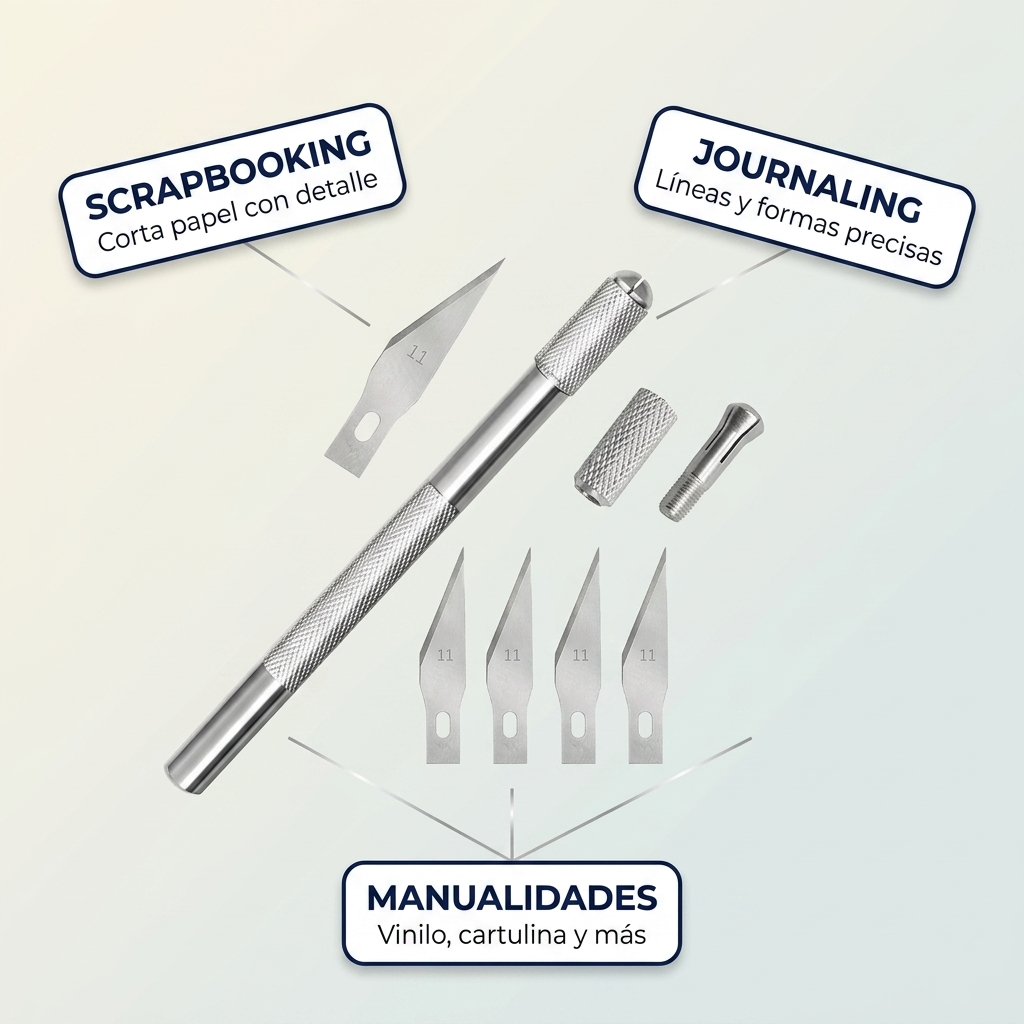 Cuchillo de Precisión para Manualidades – Corta Papel y Detalles