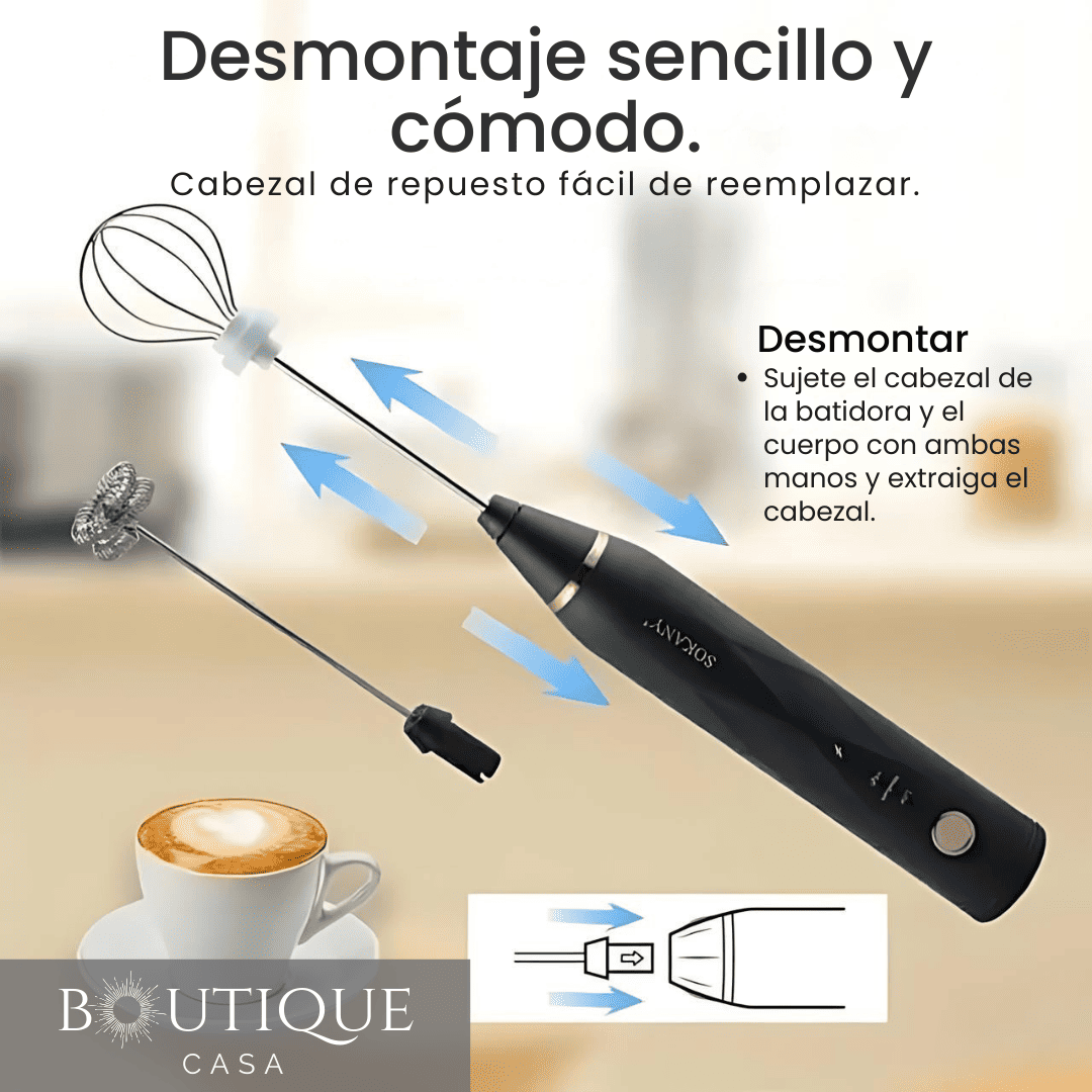 Mini Batidor Eléctrico | BaristaMix™