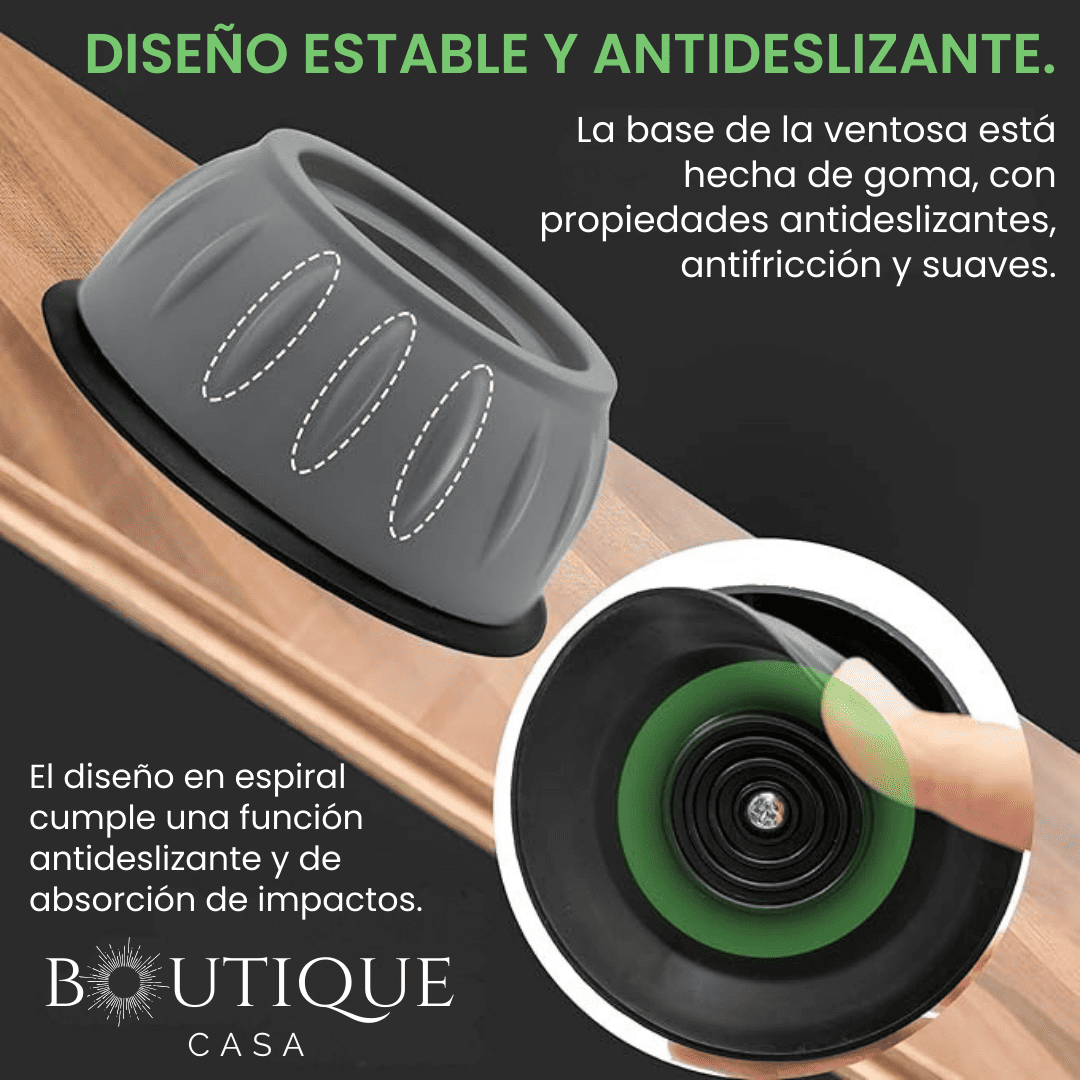 Soportes Antideslizante y Antivibración | QuietBase™