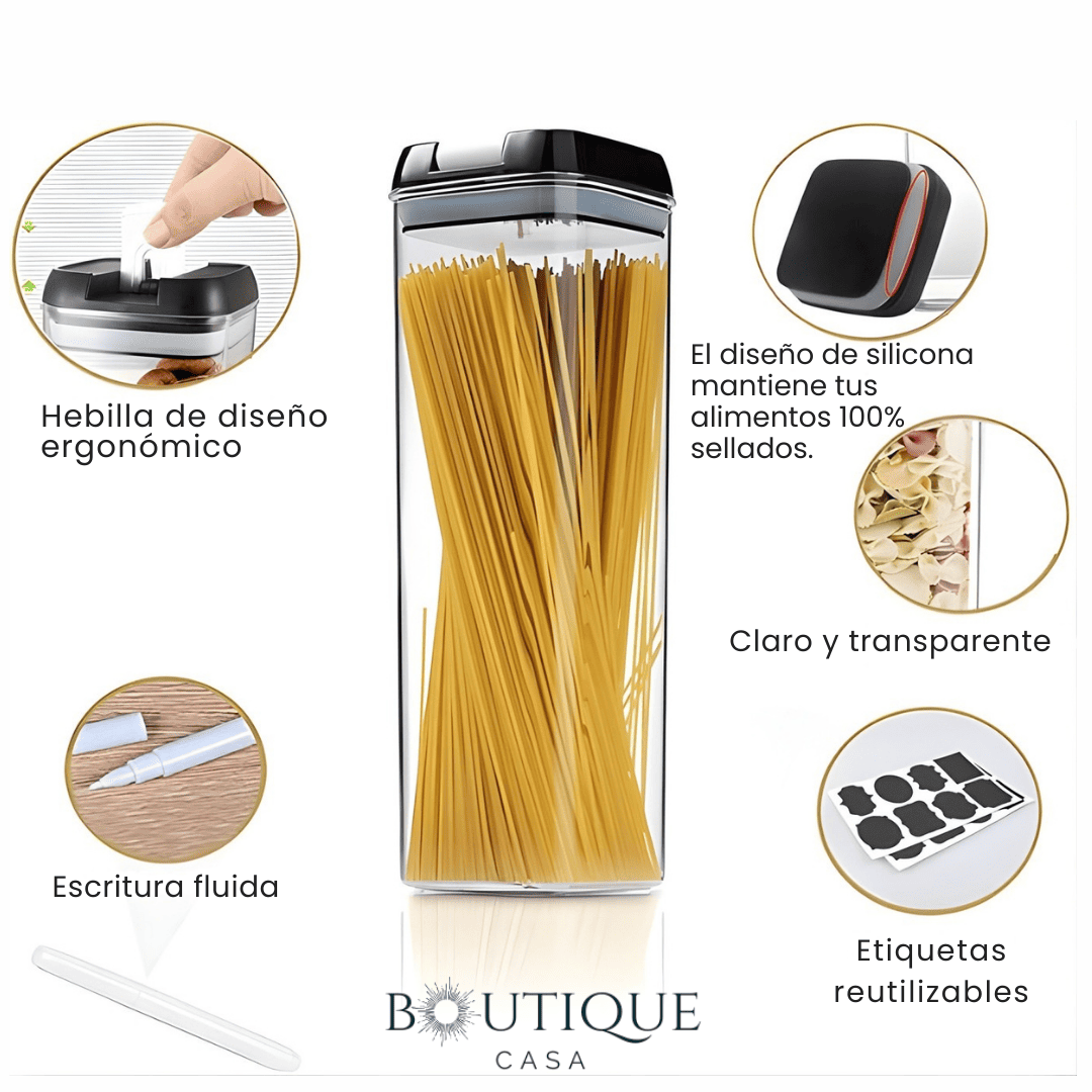 Set 7 Contenedores Herméticos | FreshSeal™