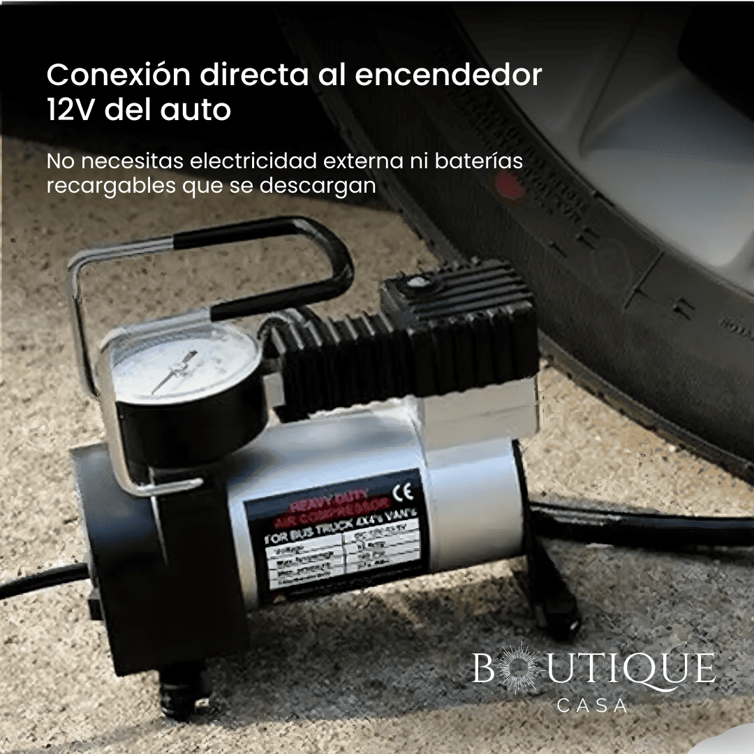 Mini Compresor Portátil 12V | AutoAir™