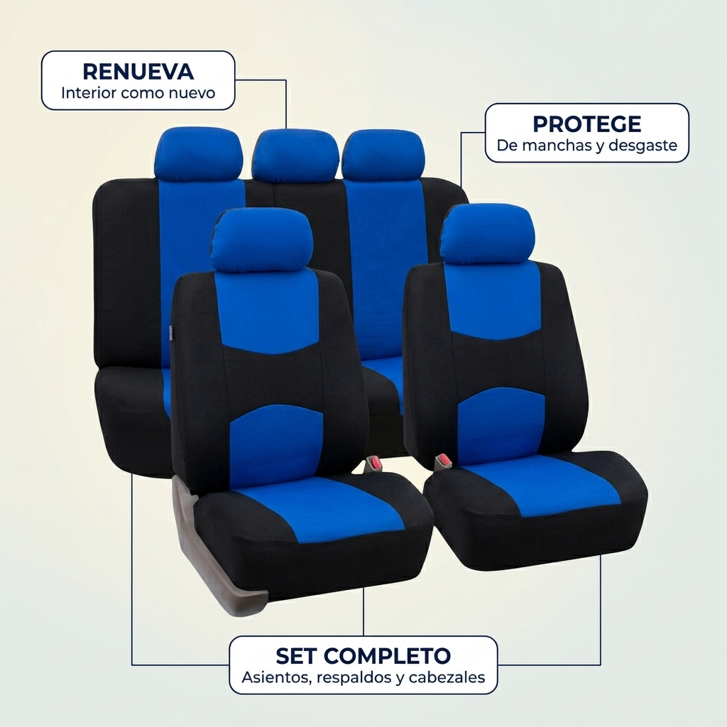 Set de Fundas Cubre Asientos de Auto (Upsell)