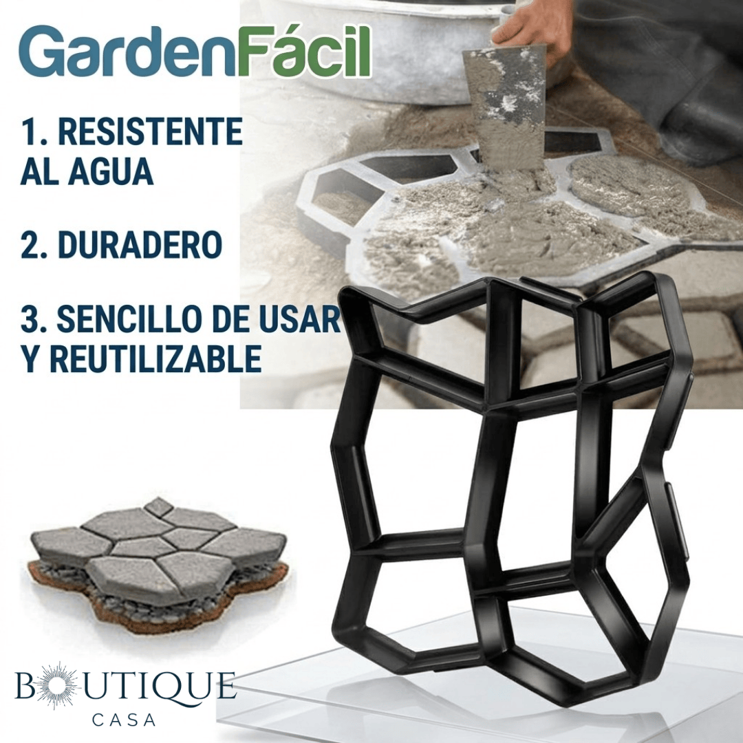 Molde para adoquines | GardenFácil™