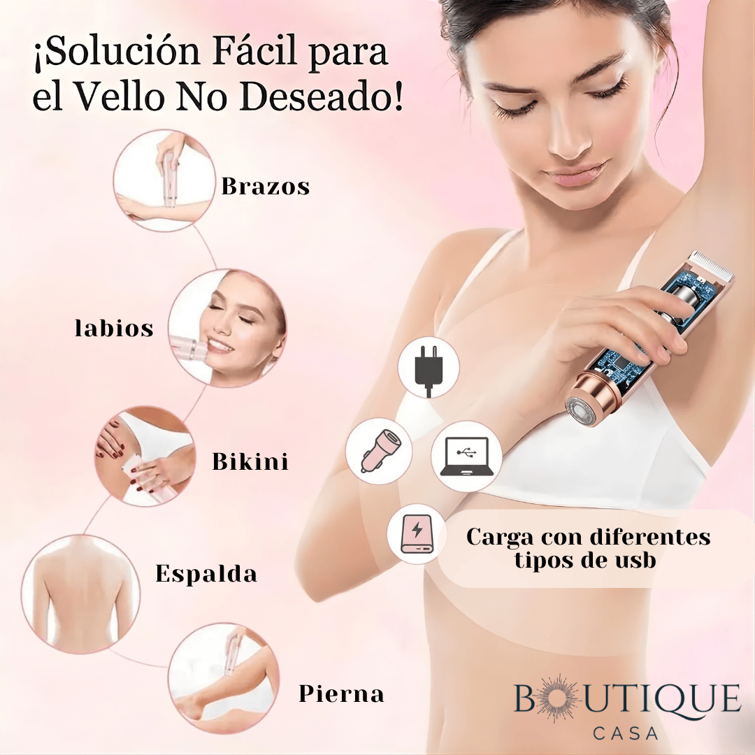 Depiladora eléctrica 2 en 1 | DermaPro™