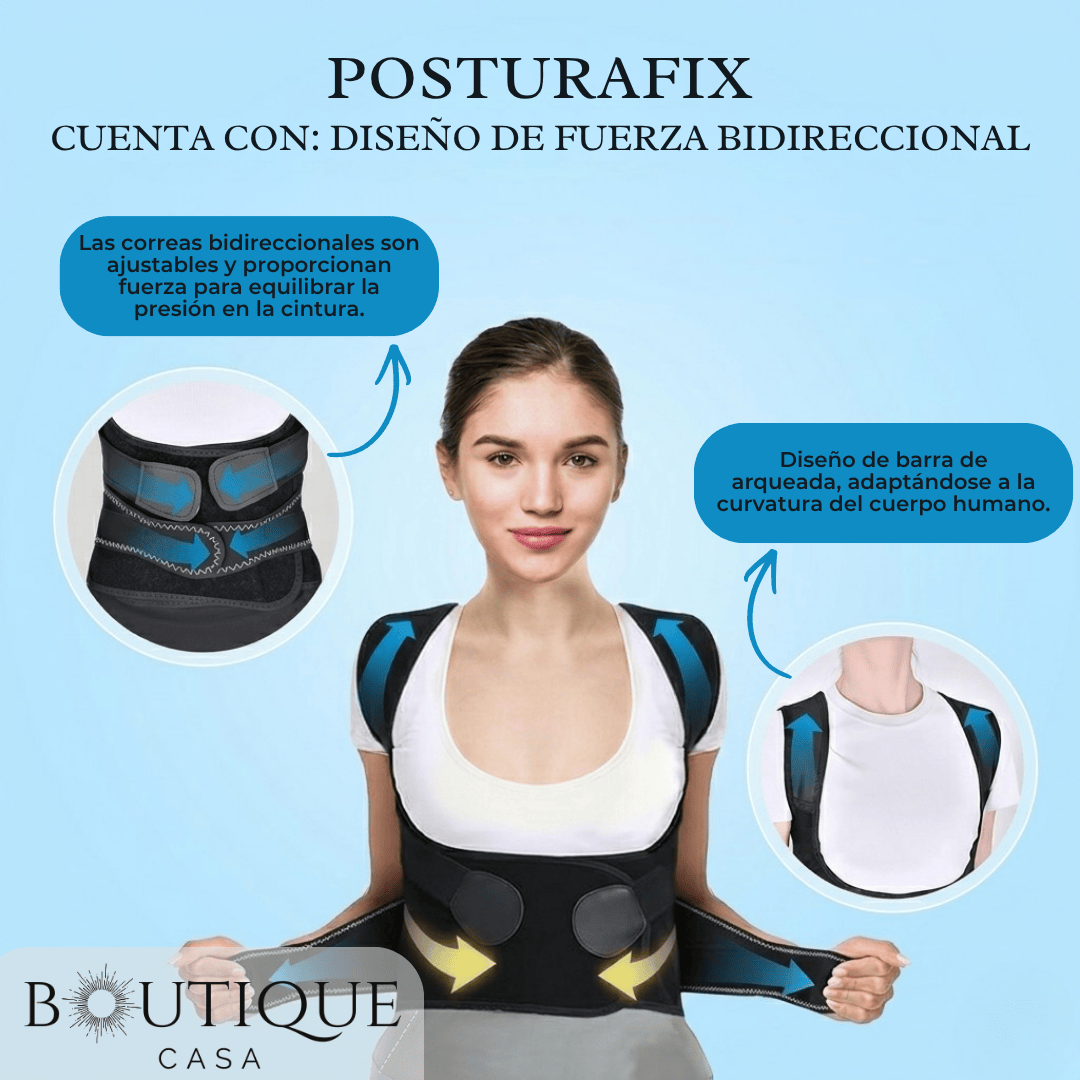 Corrector de Postura Ajustable | PosturaFix™