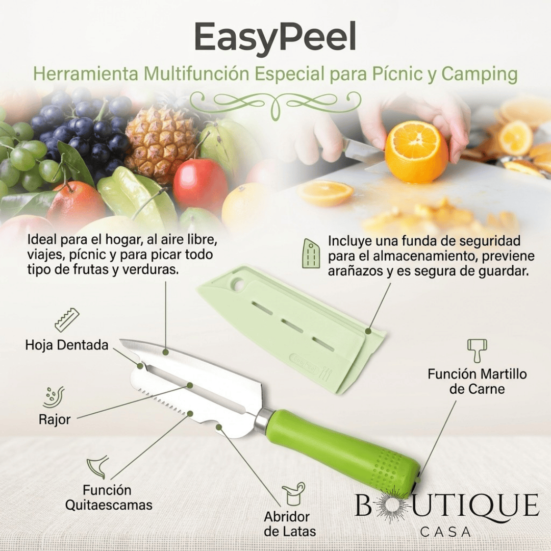 Cuchillo Pelador 5 en 1 | EasyPeel™