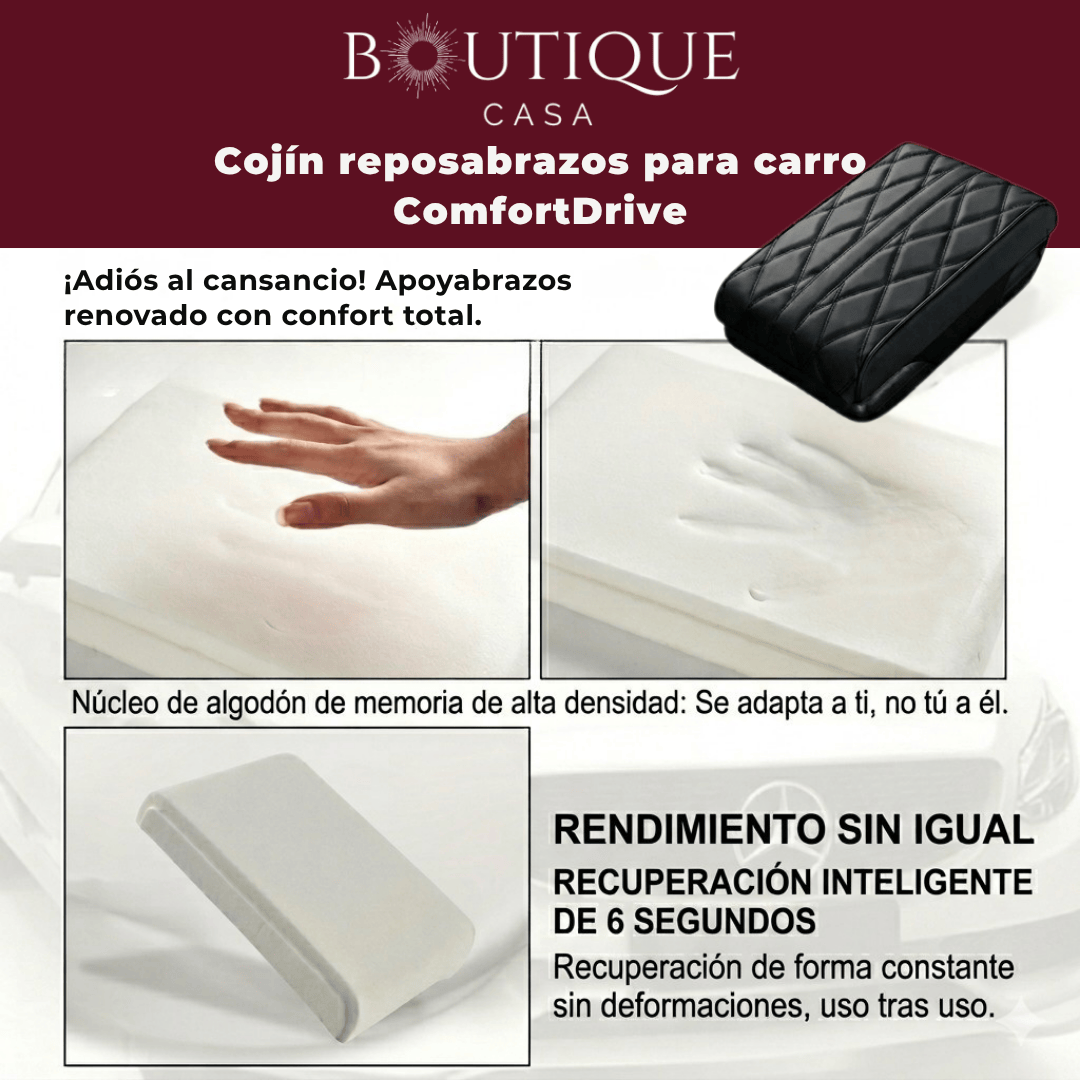 Cojín Reposabrazos para Carro | ComfortDrive™