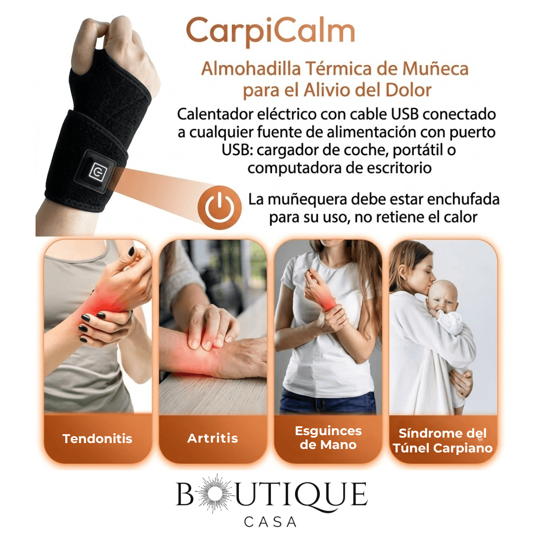 Muñequera con Masaje y Termoterapia | CarpiCalm™