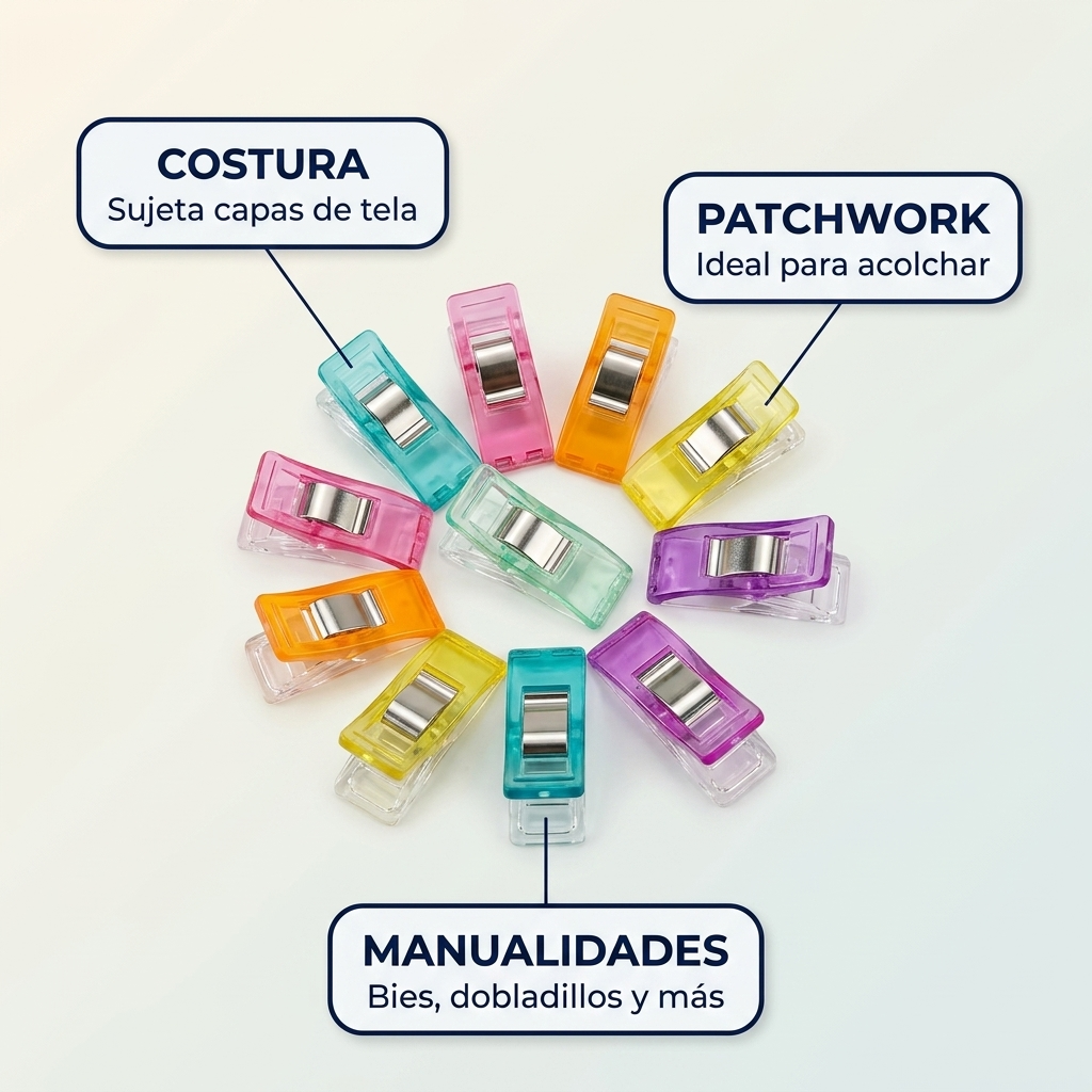 Clips de Plástico para Costura – Sujetan sin Pincharte