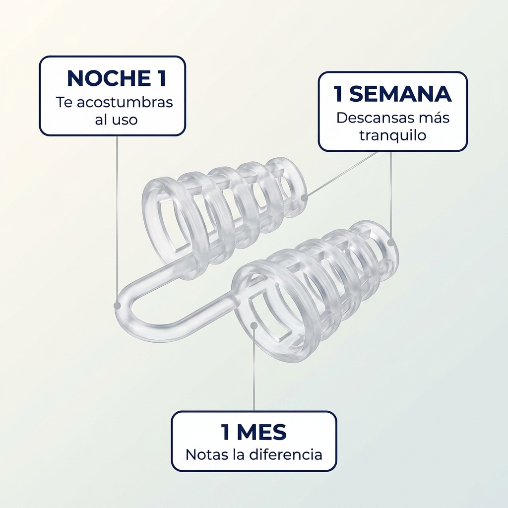 Dilatador Nasal Antirronquidos de Silicona – Descansa Mejor