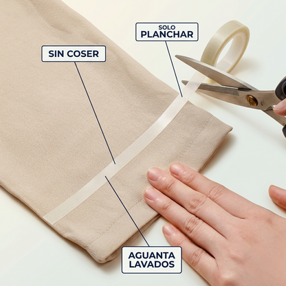 Cinta Termoadhesiva para Dobladillos – Acorta sin Coser