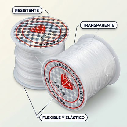 Hilo Elástico Transparente para Bisutería – Resistente y DIY