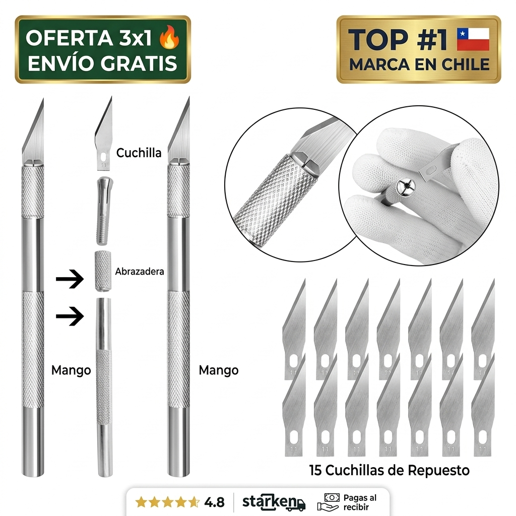 Cuchillo de Precisión para Manualidades – Corta Papel y Detalles