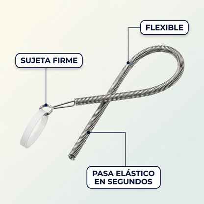 Enhebrador de Elástico Flexible – Pasa Cintas sin Pelear