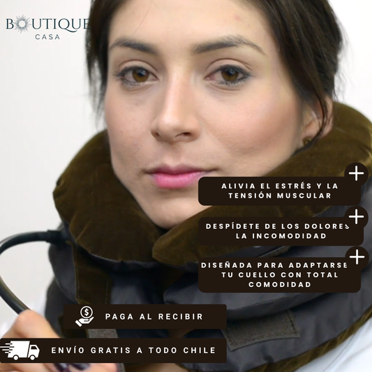 Cojín Cervical Ortopédico Inflable - CerviRelax Pro
