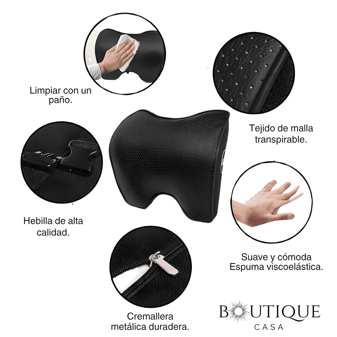 Cojín Ergonómico Reposacabezas | ComfortDrive™