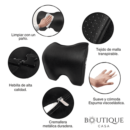 Cojín Ergonómico Reposacabezas | ComfortDrive™