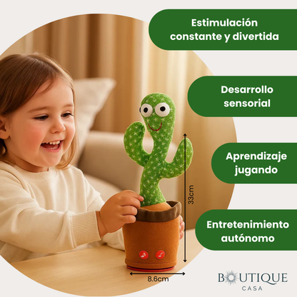 Peluche Educativo Interactivo | DanceCactus™