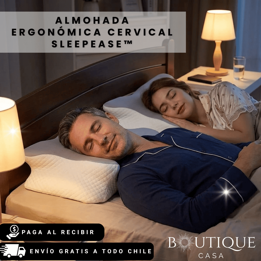 Almohada Ergonómica Cervical | SleepEase™