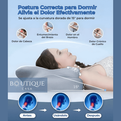 Almohada Ergonómica Cervical | SleepEase™