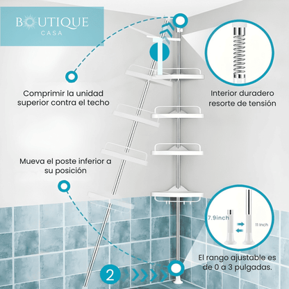 Organizador Esquinero de Baño | ShowerOrden™