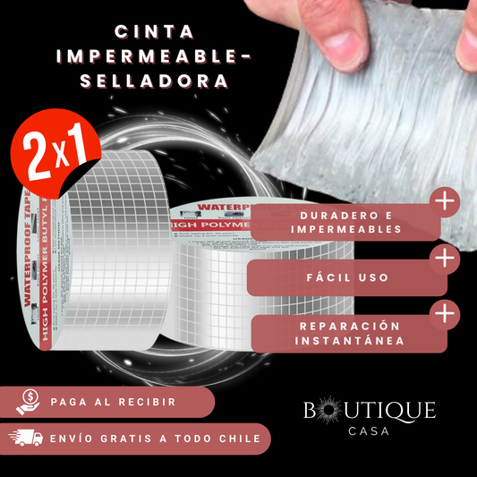 2 X 1 Cinta Impermeable Pro® 10M: 20M en Total!