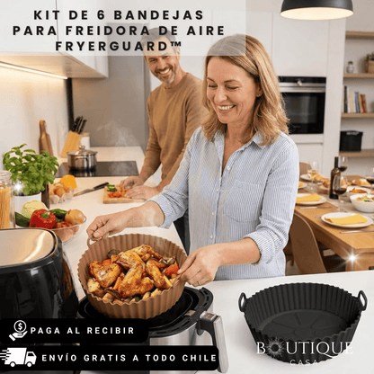 Kit de 6 Bandejas para Freidora de Aire | FryerGuard™