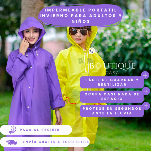 Impermeable Invierno Aurora Shield™ para Adultos y Niños