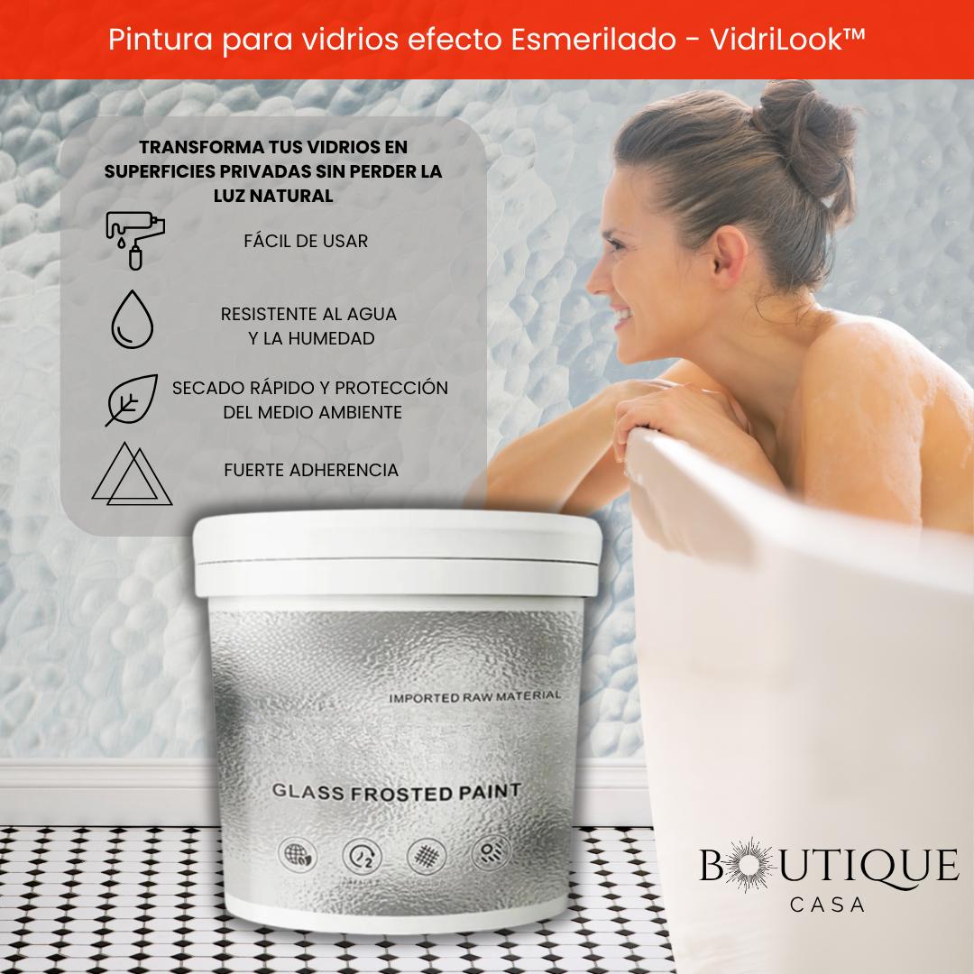 Pintura para vidrios efecto Esmerilado - VidriLook™