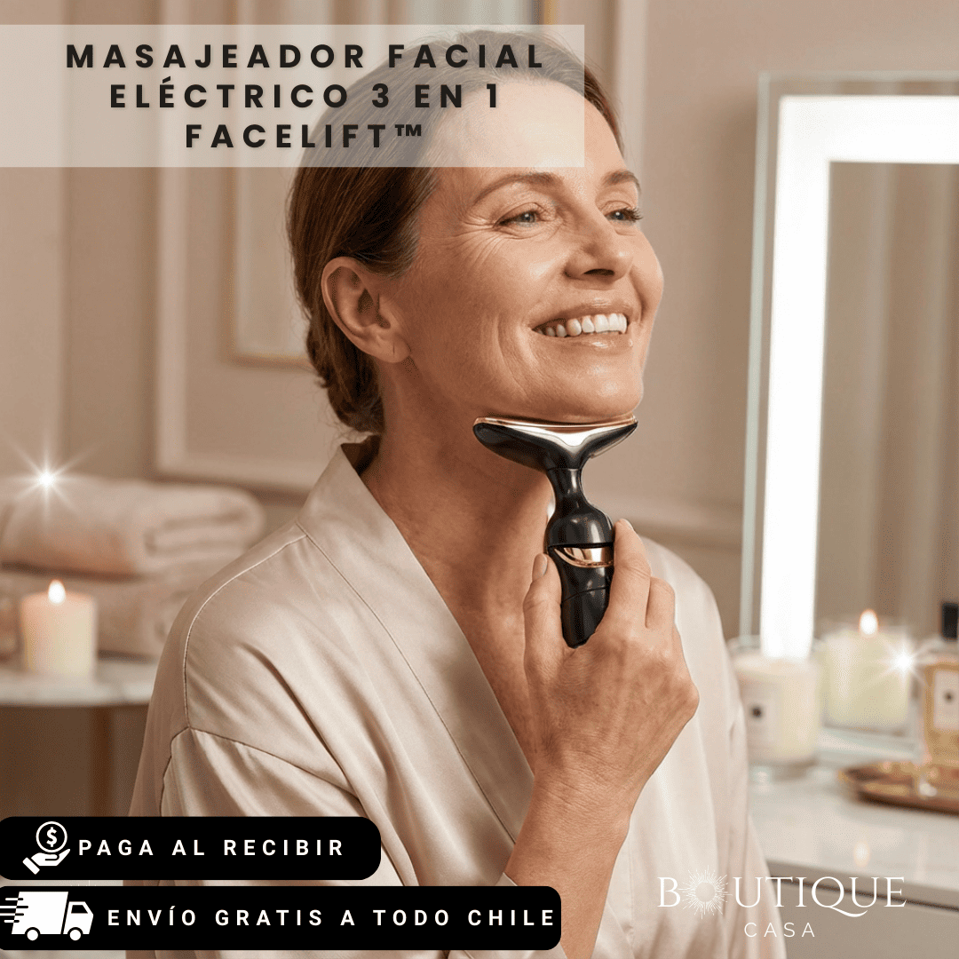Masajeador Facial Eléctrico 3 en 1 | FaceLift™