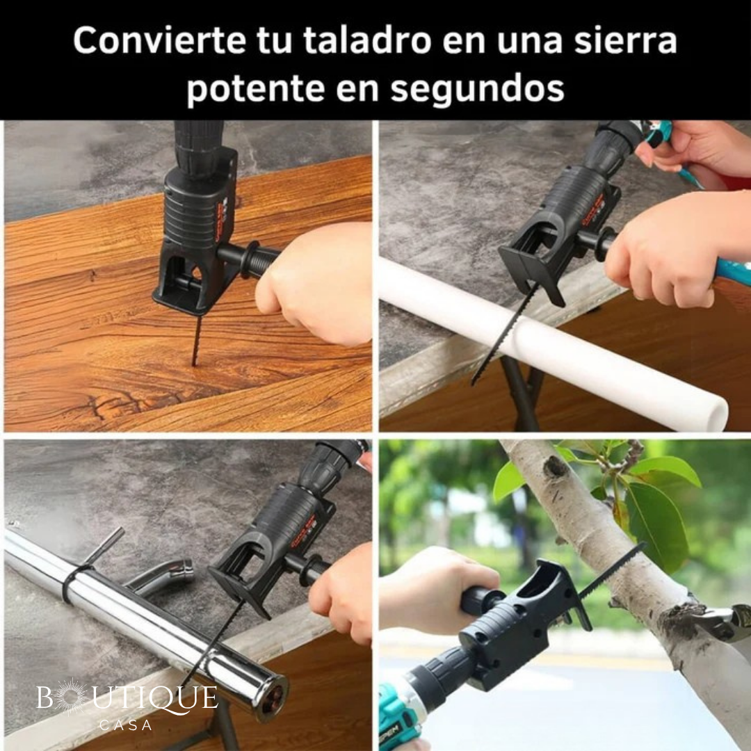 Adaptador Sierra Caladora para Taladro CutMaster™