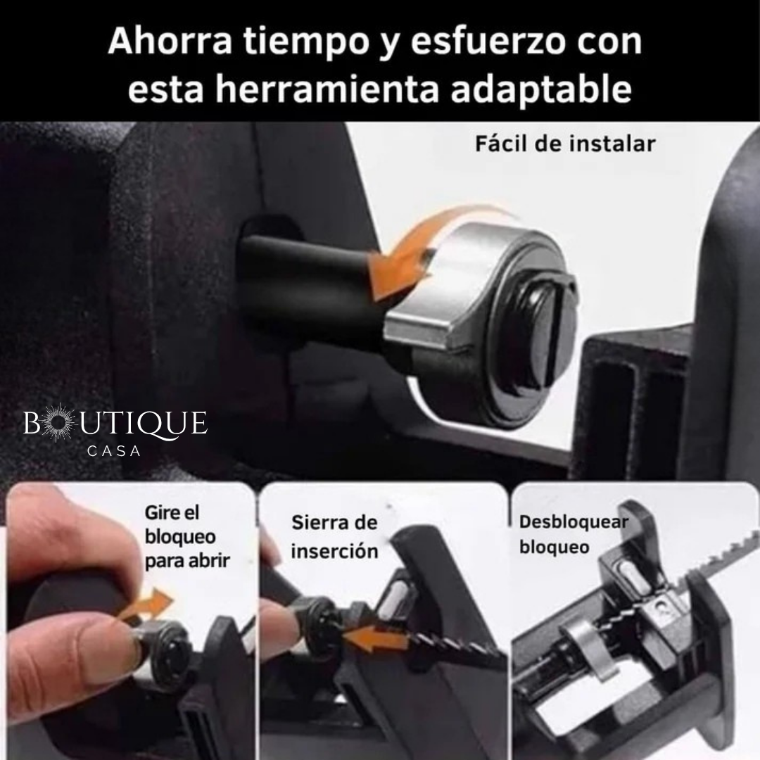 Adaptador Sierra Caladora para Taladro CutMaster™