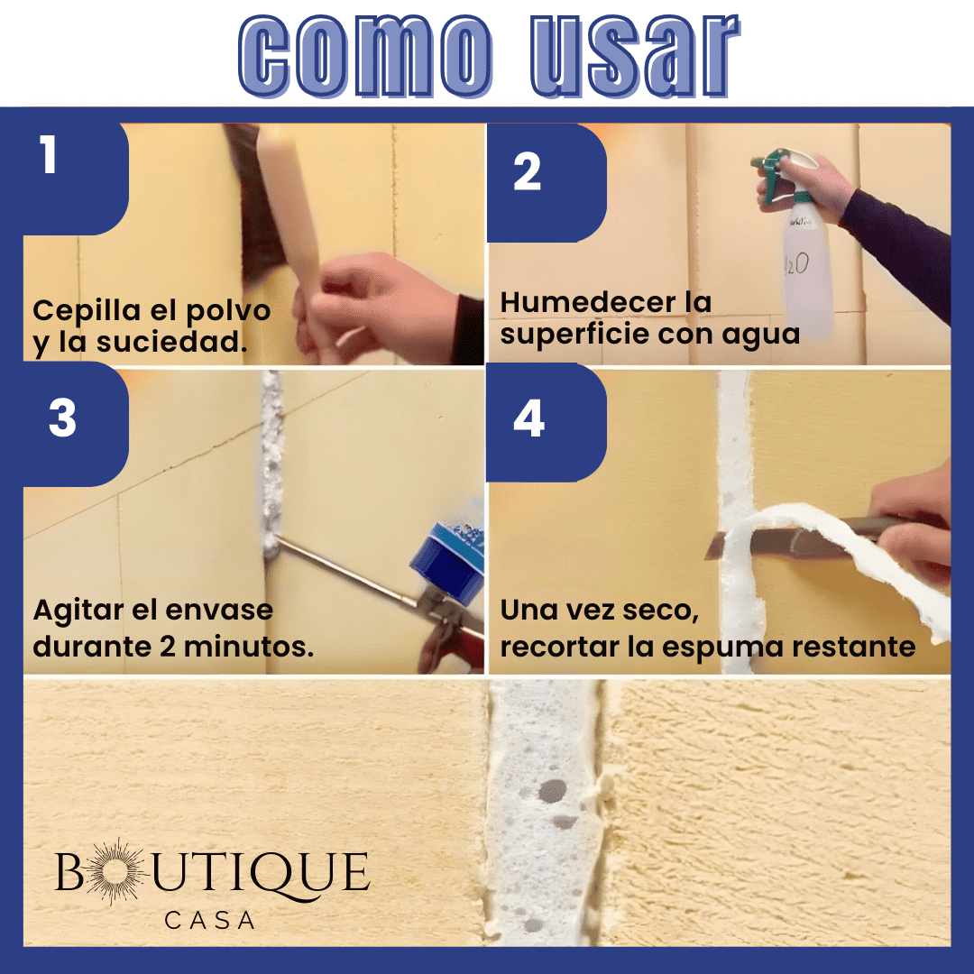 Espuma Selladora Expansiva | AislaMax™