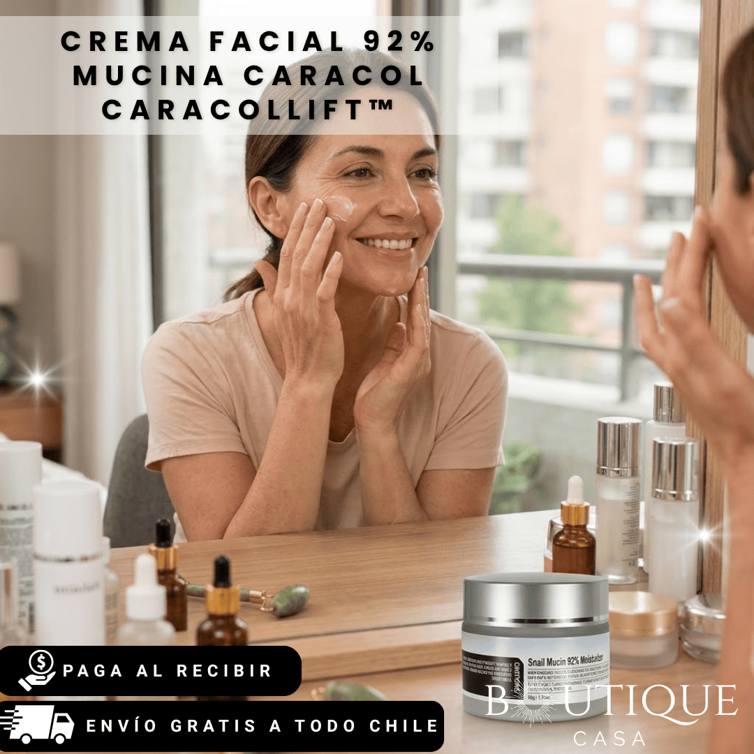 Crema Facial 92% Mucina Caracol | CaracolLift™