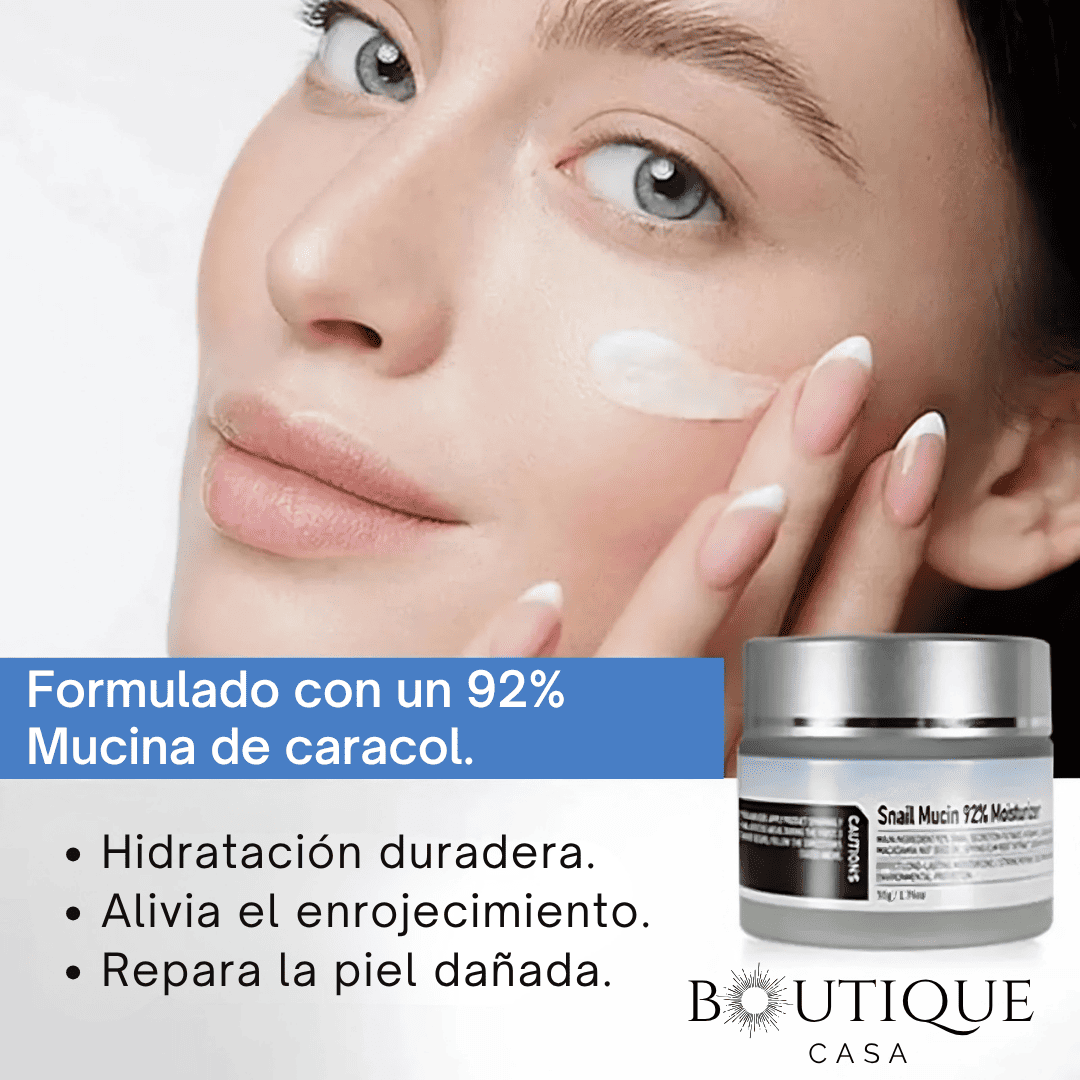 Crema Facial 92% Mucina Caracol | CaracolLift™