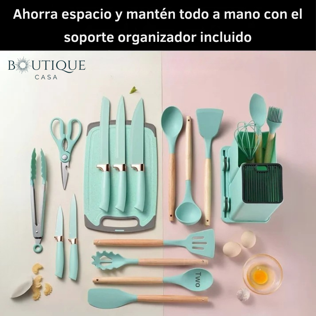 Juego de 19 Utensilios de Cocina | MasterSet™