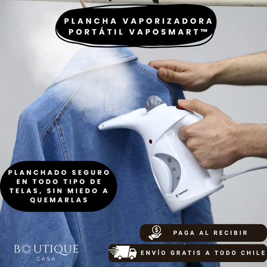 Plancha Vaporizadora Portátil | VapoSmart™