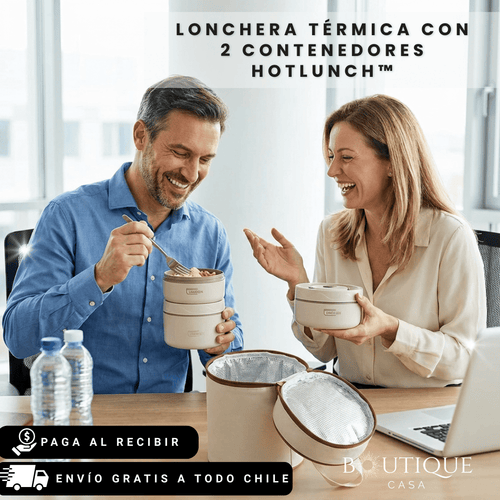 Lonchera Térmica con 2 Contenedores | HotLunch™