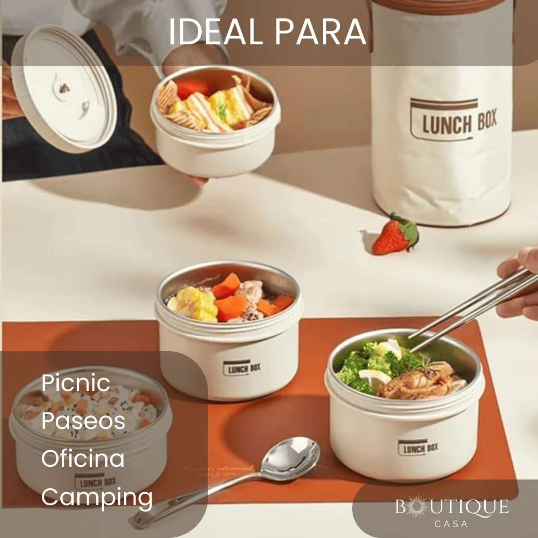 Lonchera Térmica con 2 Contenedores | HotLunch™
