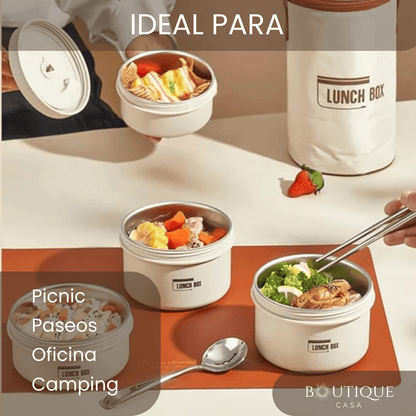 Lonchera Térmica con 2 Contenedores | HotLunch™
