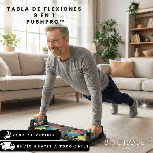 Tabla de Flexiones 9 en 1 | PushPro™