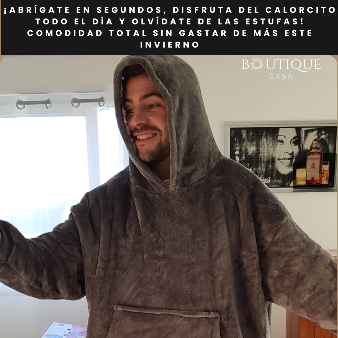 Polerón Abrigo Capucha