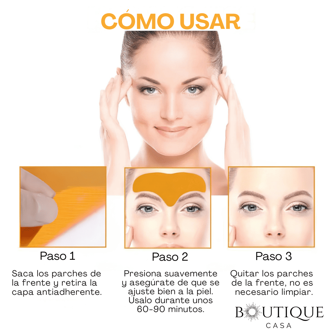 Pack 10 Parches Colágeno Hidrolizado | FrenteLift™