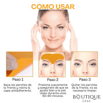Pack 10 Parches Colágeno Hidrolizado | FrenteLift™