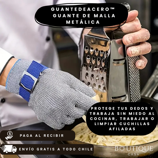 GUANTEDEACERO™ | Guante de malla metálica