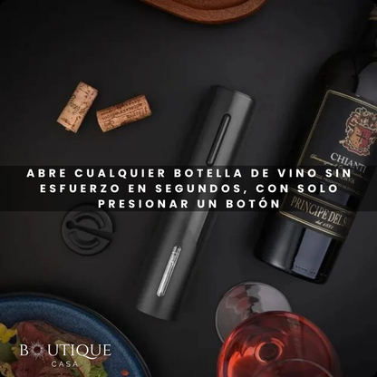 WineMaster™ | Abridor de Vino Eléctrico Premium