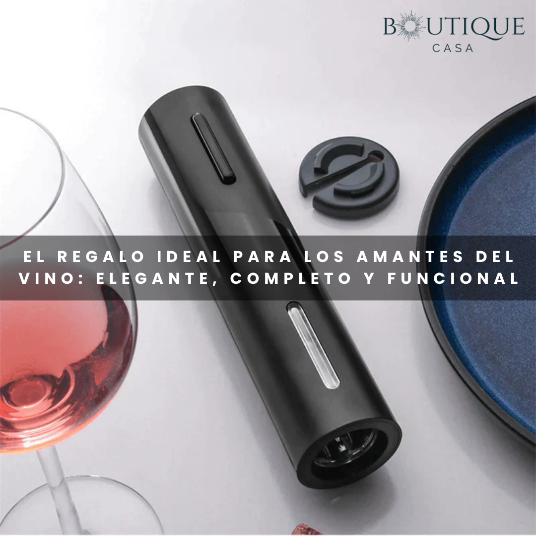 WineMaster™ | Abridor de Vino Eléctrico Premium